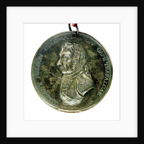 Medal commemorating Vice-Admiral Horatio Nelson (1758-1805) and Nelsonic Crimson Oakes; obverse by Benedetta Pistrucci
