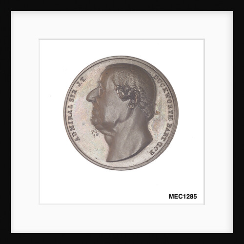 Medal commemorating Admiral Sir John Duckworth by George Mills