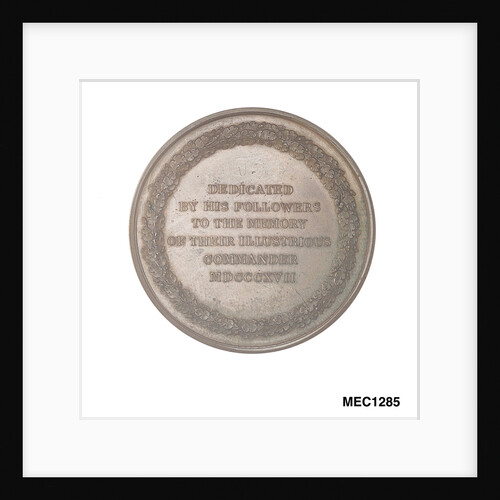 Medal commemorating Admiral Sir John Duckworth by George Mills