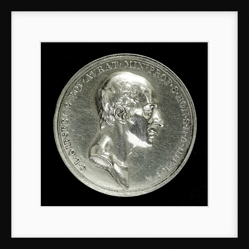 Medal commemorating Sir Charles Lewis Giesecke (1761-1833); obverse by W.S. Mossop