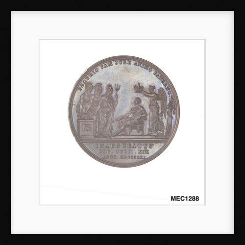Medal commemorating the Coronation of George IV, 1821 by R.P.