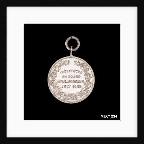 Medal commemorating the Royal Naval Temperance Society, 1868 by unknown