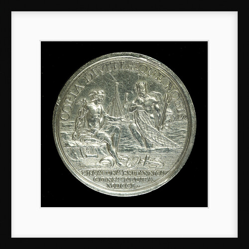 Medal commemorating the Free British Fishery Society; reverse by J. Kirk