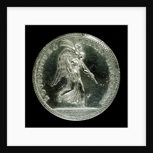 Medal commemorating the capture of Louisbourg, 1758; reverse by G.B. Cipriani