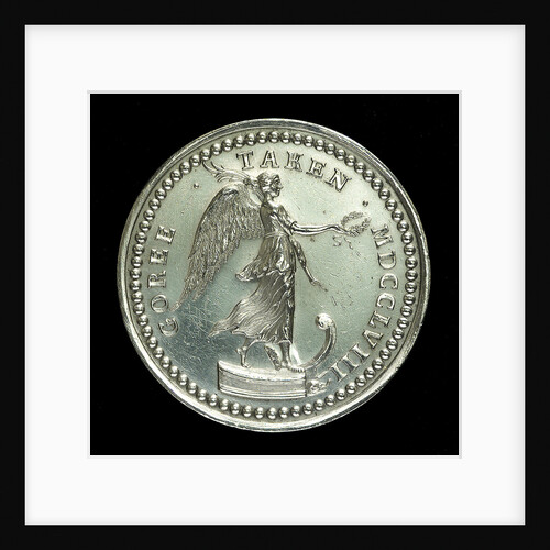 Medal commemorating the capture of Goree, 1758; reverse by Thomas Pingo