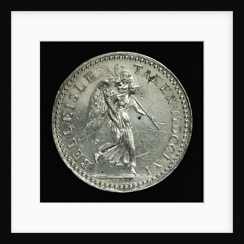 Medal commemorating the capture of Belle Isle, 1761; reverse by J. Kirk