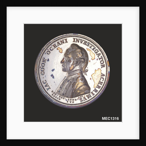 Medal commemorating Captain James Cook (1728-1779) by L. Pingo