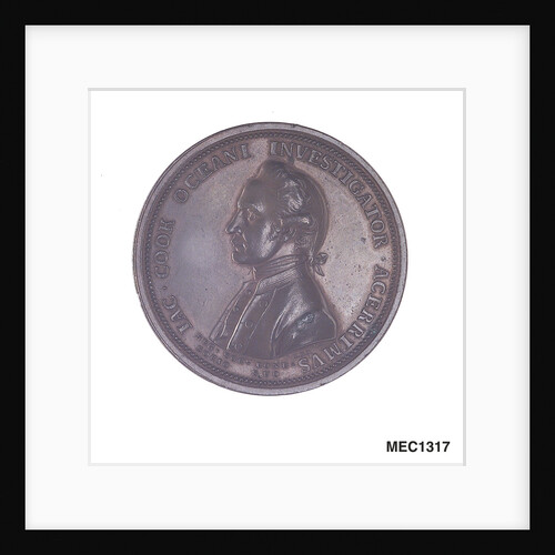 Medal commemorating Captain James Cook (1728-1779) by L. Pingo