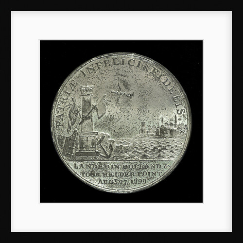Medal commemorating the landing in Holland, 1799 and Sir Ralph Abercromby (1734-1801); reverse by unknown