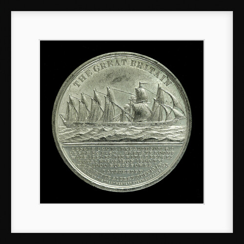 Medal commemorating the SS 'Great Britain'; obverse by unknown