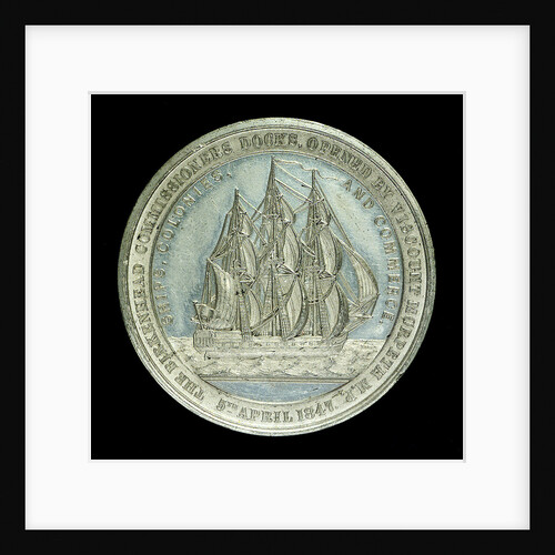 Medal commemorating the opening of the Birkenhead docks, 1847; obverse by unknown