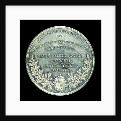 Medal commemorating the opening of the Birkenhead docks, 1847; reverse by unknown