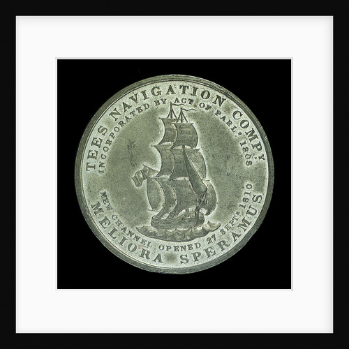 Medal commemorating The Tees Navigation Company; obverse by Unknown