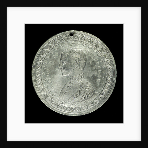 Medal commemorating The Duke of Edinburgh and HMS 'Galatea'; obverse by J. Stokes
