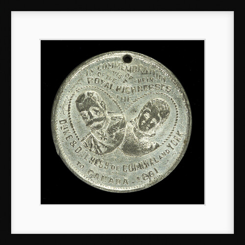 Medal commemorating the visit of the Duke and Duchess of Cornwall and York to Canada, and HMS 'Ophir'; obverse by Unknown