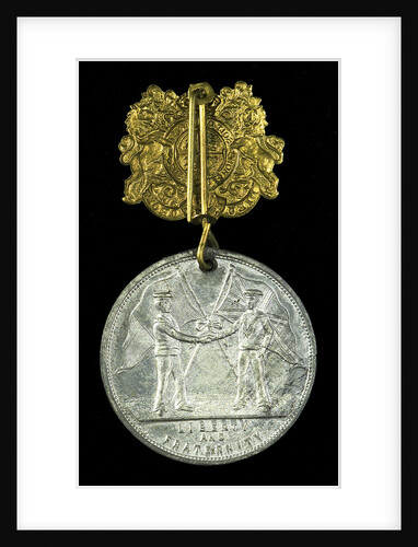 Medal commemorating the visits of the Anglo-French fleets, 1905; reverse by unknown