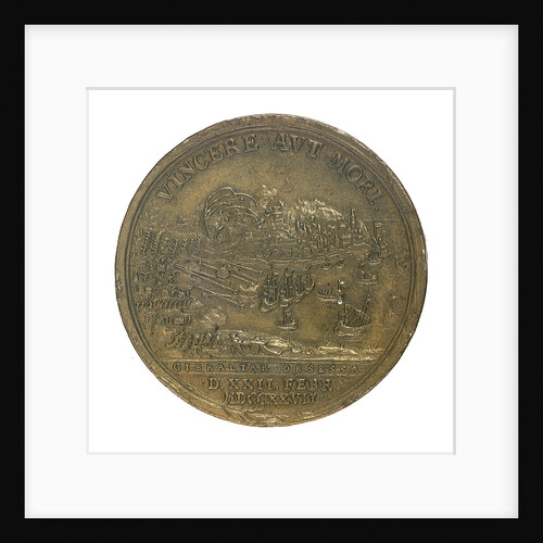 Medal commemorating the Siege of Gibraltar, 1727; obverse by unknown