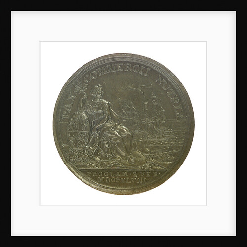 Medal commemorating the Peace of Aix-la-Chapelle, 1748; reverse by J. Kirk