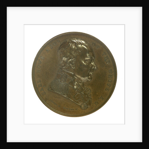 Medal commemorating the Battle of the First of June 1794 and Admiral of the Fleet Richard Howe (1726-1799); obverse by W. Wyon