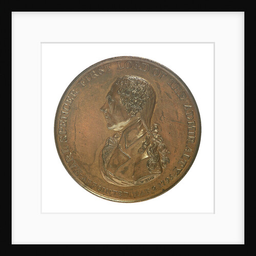 Medal commemorating Earl Spencer First Lord of the Admiralty (1758-1834); obverse by T. Wyon