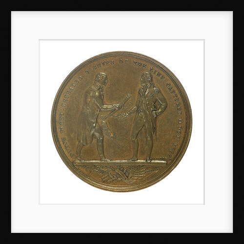Medal commemorating the Battle of Camperdown, 1797 and Admiral of the Fleet, Adam Duncan (1731-1804); reverse by W. Wyon