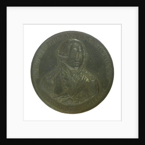 Medal commemorating the Battle of Camperdown, 1797 and Admiral of the Fleet, Adam Duncan (1731-1804); obverse by unknown