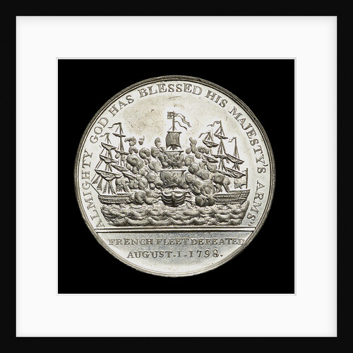 Medal commemorating the Battle of the Nile, 1798; reverse by unknown