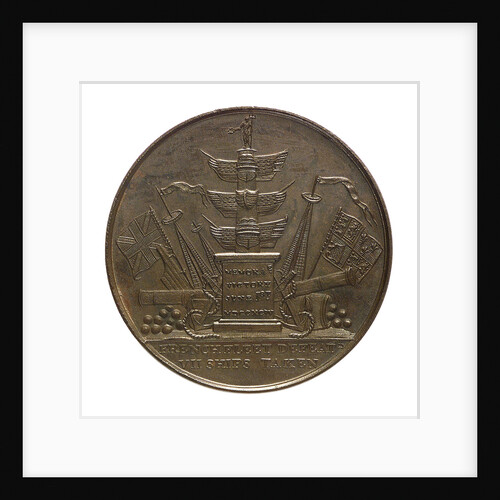 Medal commemorating Admiral of the Fleet Richard Howe (1726-1799) and the Battle of the Glorious First of June, 1794; reverse by T. Wyon