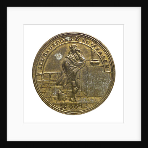 Counter commemorating the convention of Prado, 1739; reverse by unknown