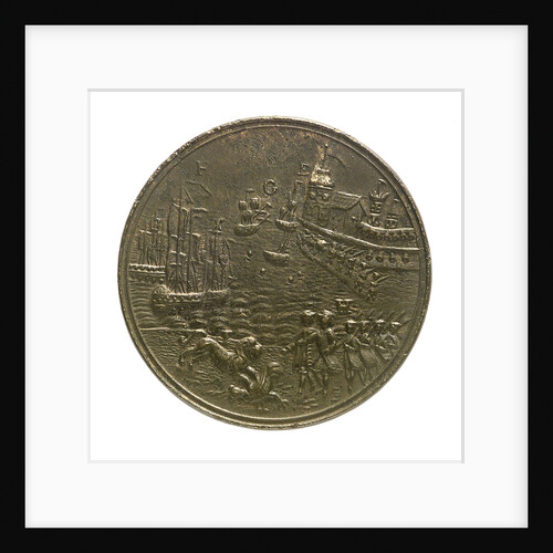 Medal commemorating the action off Toulon, 1744; obverse by unknown