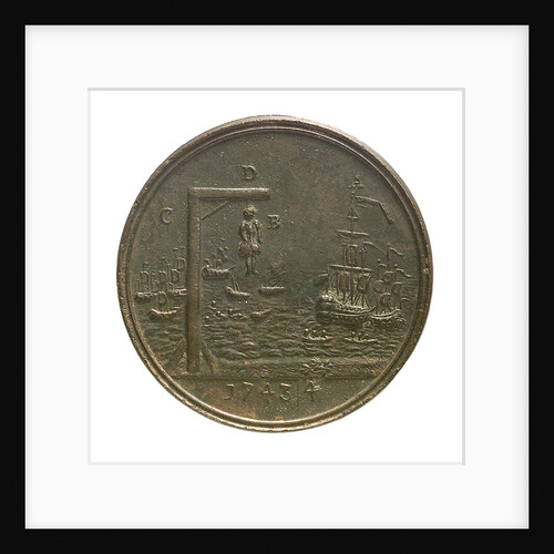 Medal commemorating the action off Toulon, 1744; reverse by unknown
