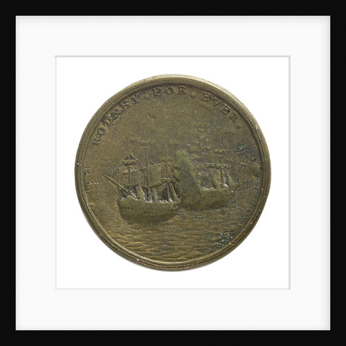 Counter commemorating the capture of St Eustatius, 1781; reverse by unknown