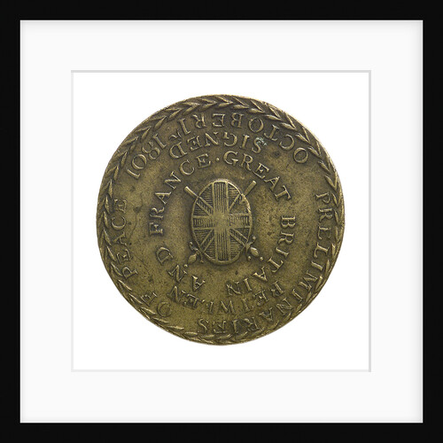 Counter commemorating the Peace of Amiens, 1801; obverse by J. Davis