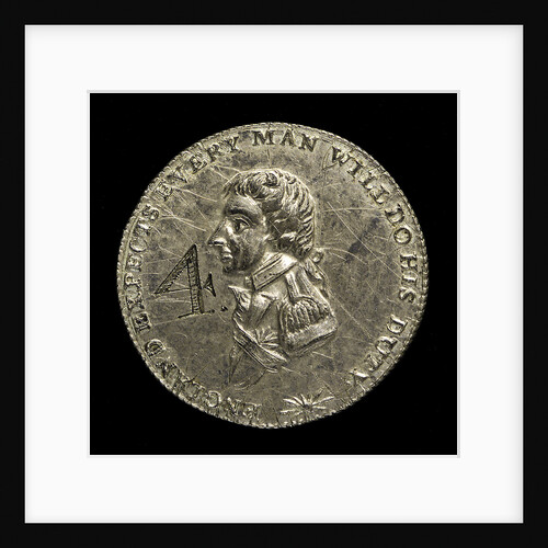Counter commemorating Vice-Admiral Horatio Nelson (1758-1805) and the Battle of Copenhagen, 1801; obverse by unknown