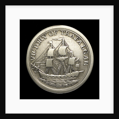 Counter commemorating Vice-Admiral Horatio Nelson (1758-1805) and the Battle of Trafalgar, 1805; reverse by unknown