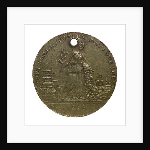 Counter commemorating the Congress of Vienna, 1814; obverse by Kettle