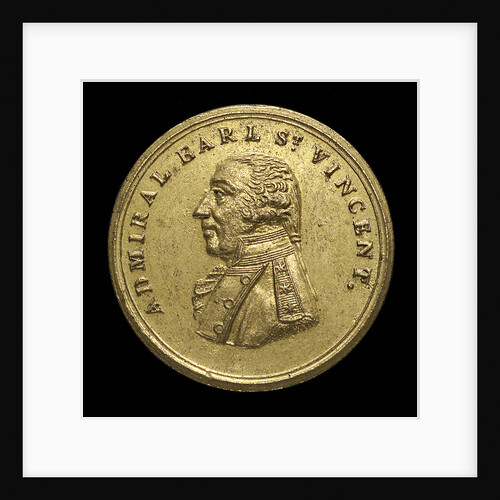 Counter commemorating Sir John Jervis, Earl St Vincent (1735-1823) and the Battle of Cape St Vincent, 1797; obverse by unknown