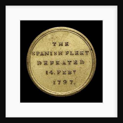 Counter commemorating Sir John Jervis, Earl St Vincent (1735-1823) and the Battle of Cape St Vincent, 1797; reverse by unknown