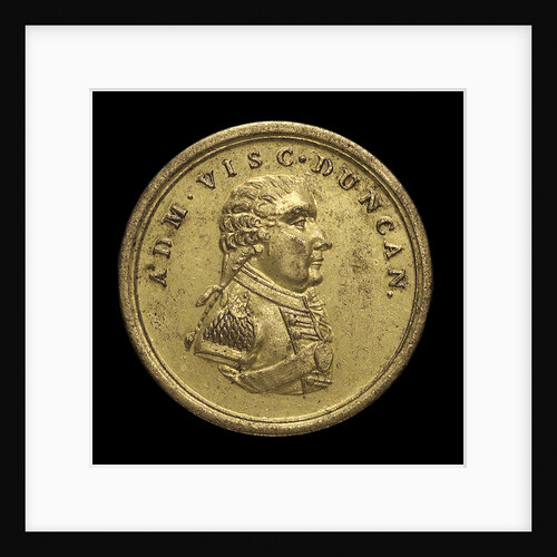 Counter commemorating the Battle of Camperdown 1797 and Admiral Adam Duncan (1731-1804); obverse by unknown