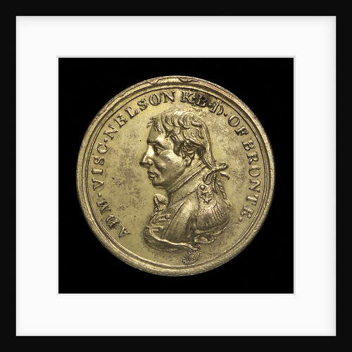 Counter commemorating Nelson's victories; obverse by unknown