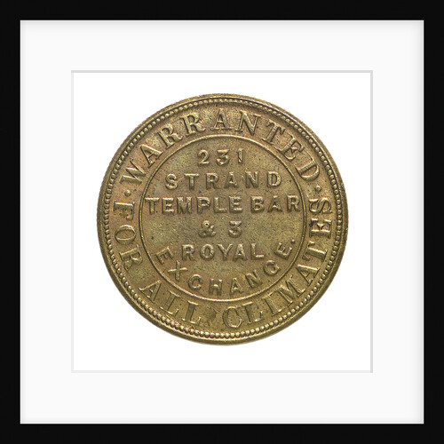 Advertisement check; reverse by S. Hiron