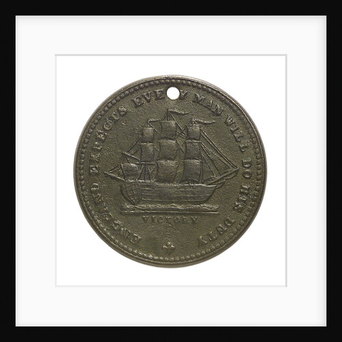 Medal commemorating Vice-Admiral Horatio Nelson (1758-1805); reverse by unknown