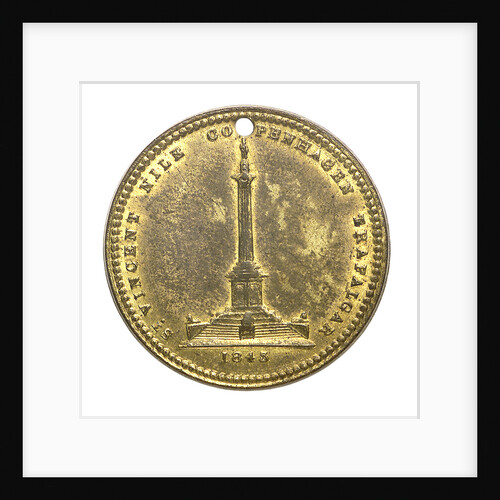 Counter commemorating Vice-Admiral Horatio Nelson (1758-1805); reverse by unknown