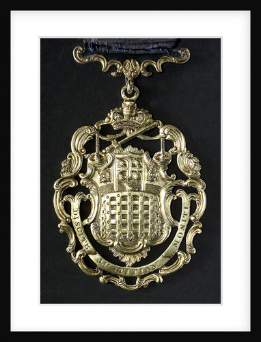 Medalet depicting the Arms of the City of Westminster; obverse by unknown
