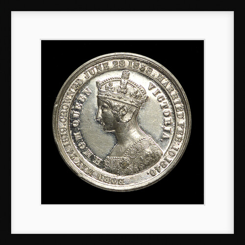 Counter commemorating Queen Victoria; obverse by Allen & Moore