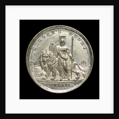 Counter commemorating Queen Victoria; reverse by Allen & Moore
