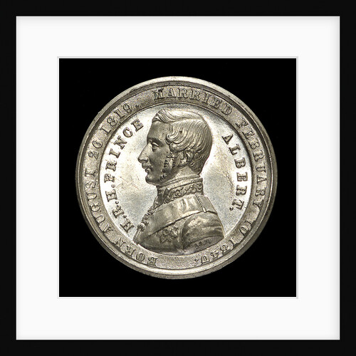 Counter commemorating Prince Albert; obverse by Allen & Moore