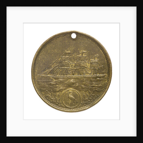Counter commemorating the Liverpool Mercantile Marine Stokers, United Friendly Society; obverse by J. Park