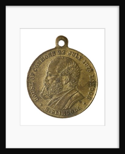 Counter commemorating Samuel Plimsoll (1824-1898); obverse by unknown
