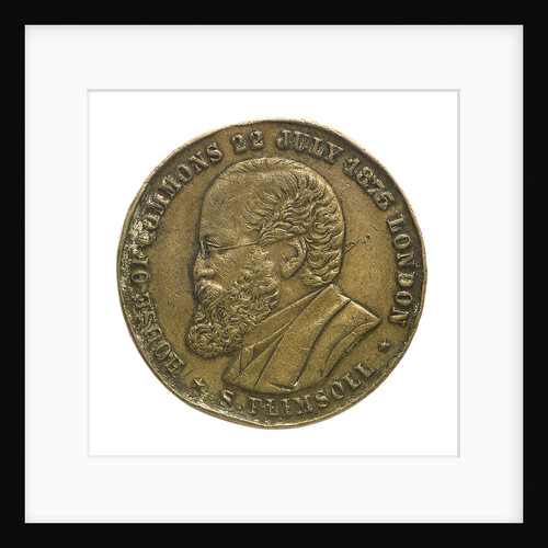 Counter commemorating Samuel Plimsoll (1824-1898); obverse by Unknown
